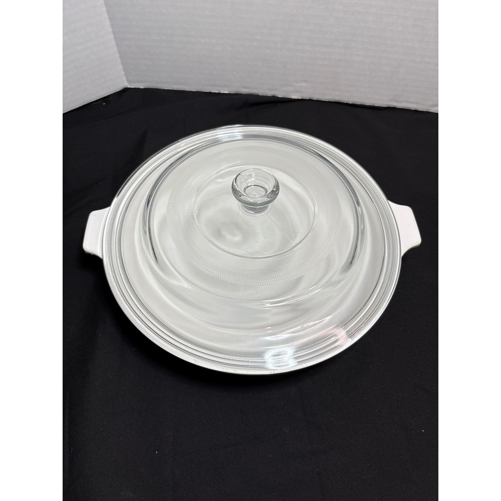 Vintage Corning Ware F-77-B 10 INCH Avocado Green Casserole Dish with Lid USA